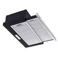Devanti 600mm Range Hood 60cm Slide out Rangehood Stainless Steel Range Hoods price