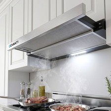 Devanti 600mm Range Hood 60cm Slide out Rangehood Kitchen Canopy Stainless Steel Range Hoods price