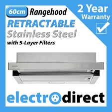 Arista 60cm Slideout Rangehood LED Stainless Steel 600mm Slide Out Range Hood Range Hoods price