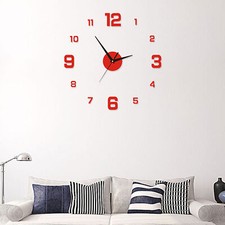 Large Luminous Wall Clock Round Quartz Glow In Dark Non Ticking Home Decor Decorative Clock price