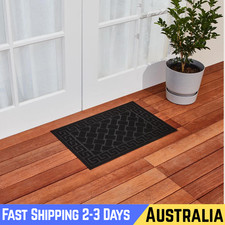 Non Slip Rubber Door Mat Heavy Duty Floor Mat Indoor Outdoor 60 x 40cm PIN Style Doormat price