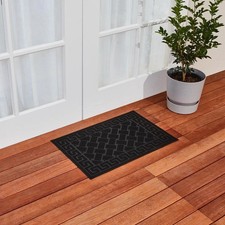 Non Slip Rubber Door Mat Heavy Duty Floor Mat Indoor Outdoor 60 x 40cm PIN Style Doormat price