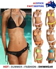 WOMEN BIKINI SET TOP BRA BOTTOM SUMMER SEXY LINGERIE SWIMSUIT SWIMWEAR BEACH NO1 Swimsuit price