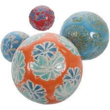 4 Pcs Home Ornament Fish Tank Floating Balls Decorative Object Ceramic Decorative Object price