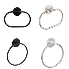 Bathroom Towel Ring Bathroom Towel Rack Adhesive Hand Towels Holder Towel Hanger Towel Rack price