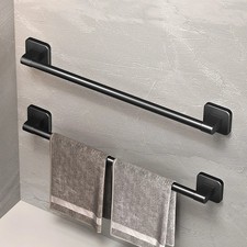 Towel Rail Rack Toilet Holder Self-adhesive Robe Hooks Bath Organizer 30/40/50CM Towel Rack price