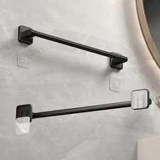 Towel Rail Rack Toilet Holder Self-adhesive Robe Hooks Bath Organizer 30/40/50CM Towel Rack price