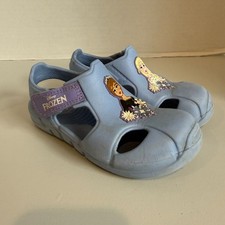 Disney Frozen Blue Toddler Sandals Elsa Anna Size 9 / 10 Unisex Children's Slippers & Sandals price