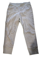 Women's size M (14) grey stretchy cropped pants - Basics by Threadz Women's Trousers price