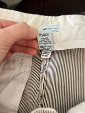 Women’s Gap Stretch Striped Cotton Chino Trousers Size 12 Women's Trousers price