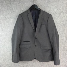 YD Jacket Mens 40 Medium / Large Grey Blazer Business Formal 17231 Men's Overcoat price