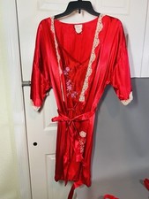 Women's Sexy Satin Lingerie Set Nightgown,  Robe, and Bra Set Babydoll Sleepwear Women's Nightgown and Robe price
