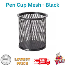 Hollow Wire Mesh Pencil Pen Cup Pot Holder Desk Tidy Stationery Storage Case. Pen Holder price