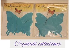 3D Butterfly Decals - 2pk. Bundle Blue- assorted sizes Wall Sticker price