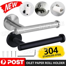 Mounted Toilet Paper Roll Holder Stainless Steel Hook Bathroom Wall Storage NEW Toilet Paper Holder price