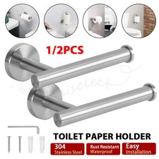 Mounted Toilet Paper Roll Holder Stainless Steel Hook Bathroom Wall Storage AUS Toilet Paper Holder price