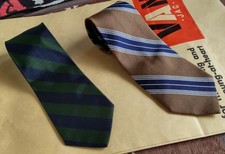 J.PRESS Tie 2 piece set Stripe  great  Big release Tie Set price