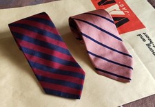 Brooks Brothers Tie 2 piece set Stripe  great  Big release Tie Set price