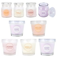 Scented Fragrant Candles in Glass Jar Wax One Wick Small-Large Gift & Decoration Decorative Candle price