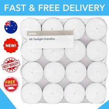 Tea light Candles Bulk Tea Lights Tealight Tealights Unscented Candle Pack of 48 Decorative Candle price