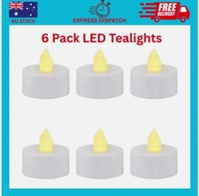 6 LED Flameless Tea Light Tealight Candle Wedding Decoration Battery Included AU Decorative Candle price