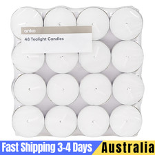 Tea light Candles Bulk Tea Lights Tealight Tealights Unscented Candle Pack of 48 Decorative Candle price