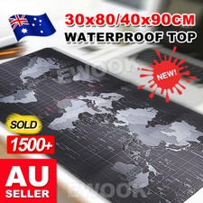 30x80/40x90cm World Map Pattern Wide Large Big Size Computer Mouse Pad Desk Mat Desk Pad price
