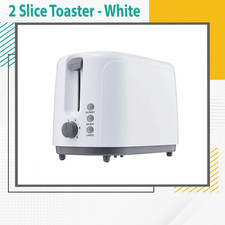 Toaster 2-Slice Electric Automatic Crumb Tray White 700W, 2 Slice Toaster Bread Toasters price