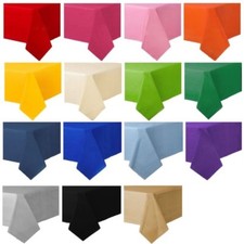 Rectangle Solid Colour Plastic Table Covers Tablecloth Wedding Birthday Party Tablecloth price