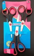 3 x Household Stainless Scissors Craft Student Office Sharp Cut Scissor Set#1294 Office Set price
