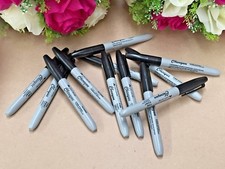 Black Permanent Marker Pen Set Fine Point Craft Office Fast Dying Texta Bulk New Office Set price