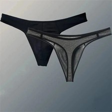 Sports Solid Men Thong Male Cotton Breathable G-String Seamless No Trace Sports Thong, String price