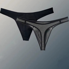 Sports Solid Men Thong Male Cotton Breathable G-String Seamless No Trace Sports Thong, String price