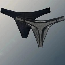 Sports Solid Men Thong Male Cotton Breathable G-String Seamless No Trace Sports Thong, String price