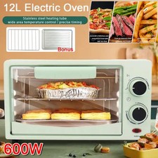 Mini Electric Oven 12L Pizza Bread Cake Baking Grill Barbecue Roaster Toaster Ovens price