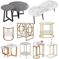 Professional Marble Coffee Table Nesting Tables Sofa Bed Side End Table Warranty Nesting Tables price