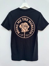 Bring Me The Horizon T Shirt Small Women’s Black Cotton Metal Band Festival Women's T-shirt price