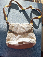 Sakroots Beige Brown Geometric Women's Crossbody Bag Zip Shoulder Strap Pockets Women's Casual Bag price