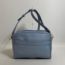 Furla Shoulder Bag Leather Light Blue Japan - Used Excellent 075437 Women's Casual Bag price