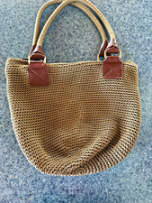 The Sak Beige Women's Tote Bag Zip Top Lined Inner Pockets Gold Hardware Women's Casual Bag price