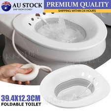 Foldable Hanging Toilet Sitz Bath for Postpartum Hemorrhoids Patients Healing AU Toilet price