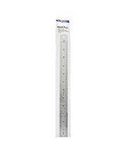 30CM Anko STAINLESS STEEL METAL RULER RULE PRECISION DOUBLE SIDED 12 INCH OZ Ruler price