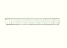 30CM Anko PLASTIC RULER RULE PRECISION DOUBLE SIDED 12 INCH OZ Ruler price