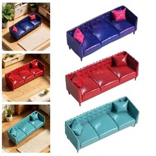 1/64 Scale Three Seater Sofa Model Birthday Gift Artwork Miniature Furniture Three-Seater Sofa price