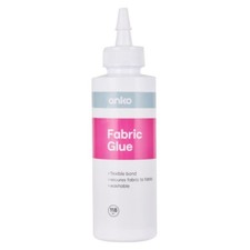 Fabric Glue 118ml Quick Dry Adhesive Bond Craft Patching Dries Clear Acid Free* Adhesive - Glue price