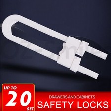 Baby Safety Lock Child Kids U-shaped Drawer Door Cabinet Cupboard Lock Baby Cabinet Lock price