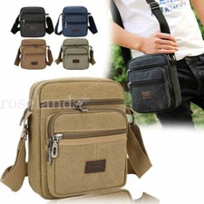 Retro Men's Canvas Shoulder Messenger Bag Crossbody Satchel Travel Man's Bags Men's Messenger Bag price