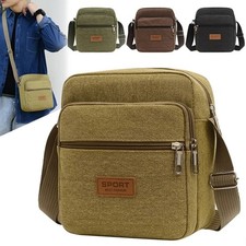 Men's Crossbody Shoulder Messenger Bag Canvas Retro Man's Bags Satchel Travel Men's Messenger Bag price