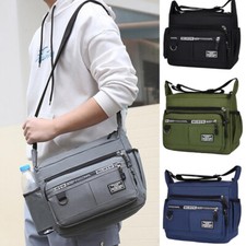 Retro Men's Shoulder Messenger Bag Crossbody Satchel Travel Zipper Man's Bags Men's Messenger Bag price