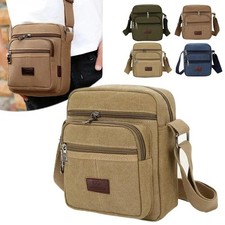 Men's Crossbody Shoulder Messenger Bag Canvas Retro Man's Bags Satchel Travel Men's Messenger Bag price